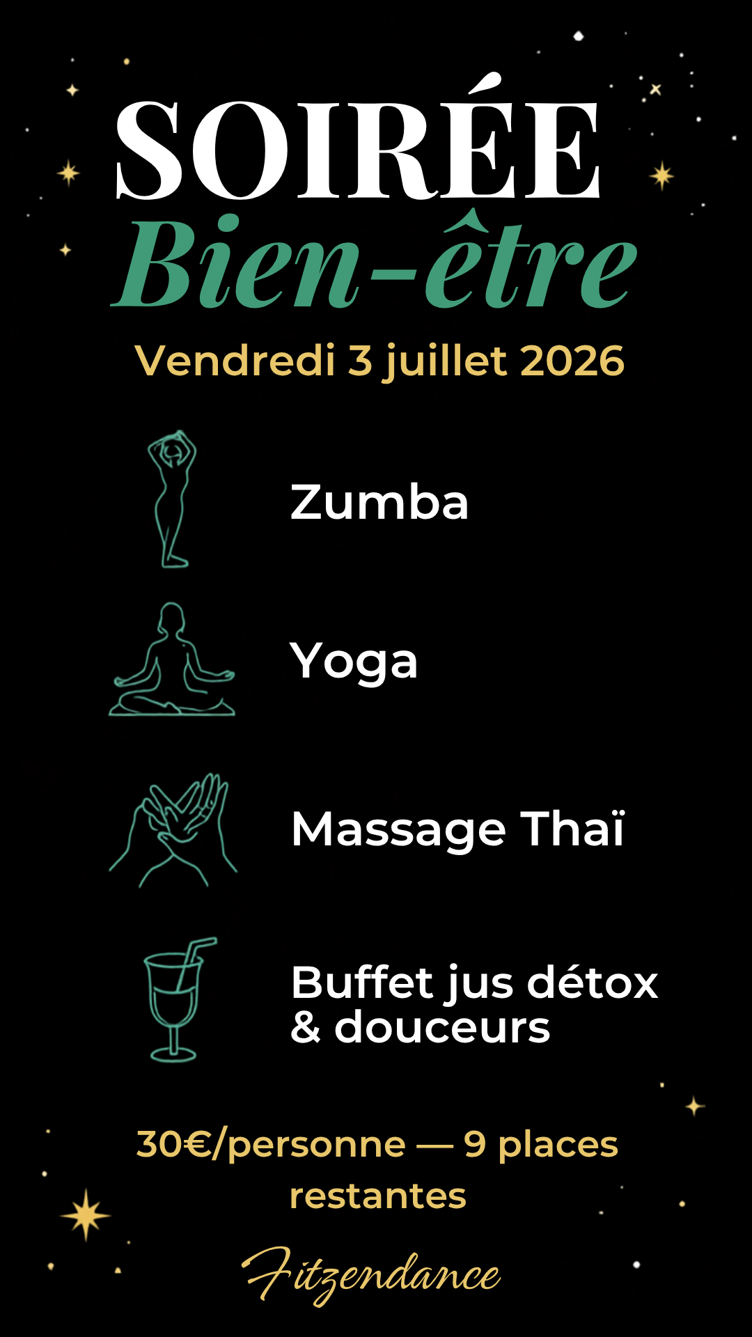 Soirée bien-être 03 juillet