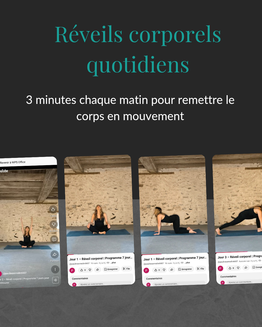 Programme Se Retrouver — Corps & Esprit